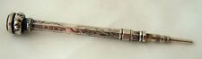 ANTIQUE 1903 HALLMARKED STERLING SILVER SLIDE ACTION PENCIL ~ SEAL TOP for sale  Shipping to South Africa