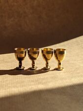 Miniature brass goblets for sale  BEDFORD