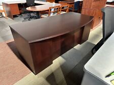 wood veneer office desk for sale  Cleveland