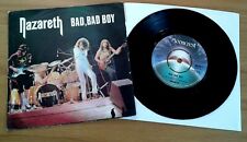 Usado, NAZARETH Bad Bad Boy 1973 UK 7" ROCK W/PICTURE SLEEVE EX+!! comprar usado  Enviando para Brazil