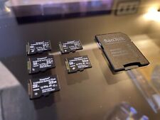 Pacote com 5 cartões de memória 32GB Kingston micro SDHC classe 10 com adaptador SanDisk comprar usado  Enviando para Brazil