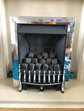 gas fire chrome for sale  LEEDS