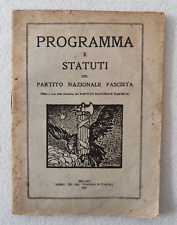 Pnf fascismo 1922 usato  Morra De Sanctis