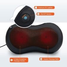 LiBa Shiatsu Neck Back Massager Pillow, w/ Heated Balls Car  for sale  Shipping to South Africa