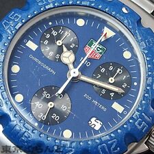 Relógio de quartzo masculino TAG Heuer 570.513 CA1210 Formula 1 cronógrafo mostrador azul comprar usado  Enviando para Brazil
