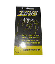 ZEUS BOOK CHART LATEST REVISION PRECISION MEASURING DATA TABLE FROM RDGTOOLS for sale  Shipping to South Africa