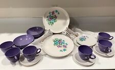 Vintage Royalon Melmac 20 Pc Dinnerware Set Plates bowls/cups Lavender 1950s for sale  Shipping to Canada