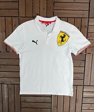 Camiseta polo Ferrari Puma vintage Y2K branca tamanho médio comprar usado  Enviando para Brazil