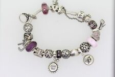 Pandora ALE 925 Snake Charm Bracelet - 21 Charm Set (C31001350), used for sale  Shipping to South Africa