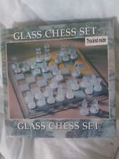 Vintage glass chess for sale  PLYMOUTH