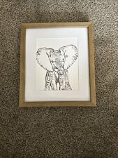 Baby elephant drawing for sale  Preston