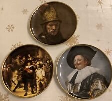 Heritage Collection Rembrandt Plates Collectible x 3 Man With The Golden Helmet for sale  Shipping to South Africa