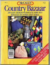 Usado, Revista padrão artesanato artesanato McCall's Country Bazaar volume 1 bonecas brinquedos 1981 comprar usado  Enviando para Brazil