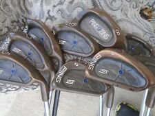 Ping Eye 2 Karsten Beryllium Copper 1,2,3,3,4,5,7,8,S Irons Set Blue Dot RH Mixt, used for sale  Shipping to South Africa