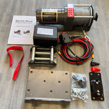 Rockman 3000lb Electric Winch Wired Remote Control - Please See Description, used for sale  Shipping to South Africa