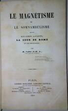 Magnètisme somnambulisme 1844 usato  Italia