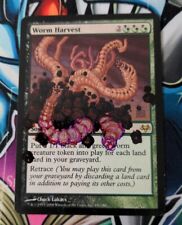 ​Worm Harvest ARTIST PROOF ALTERED & SIGNED Eventide MTG Magic the Gathering! , used for sale  Shipping to South Africa