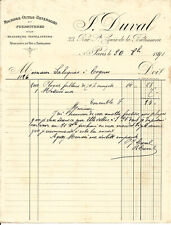Paris 1891. facture d'occasion  Villenave-d'Ornon