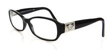 Used, VERSACE Eyeglasses Frames 3135 - 53/16 135 BLACK/SILVER Made in Italy for sale  Shipping to South Africa