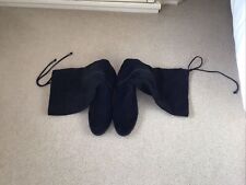 Black suede boots for sale  WISBECH