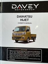 Daihatsu Hijet Manual de Propietarios Traducción Directa Calidad 256 páginas 2014-23 segunda mano  Embacar hacia Argentina