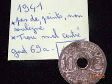Centimes 1941 monnaie d'occasion  Offranville