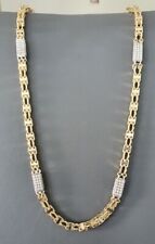 Käfigkette Halskette Herren 71cm lang, ca. 8mm breit, ca. 86,5 gr. 585 Gold 14k gebraucht kaufen  Pforzheim