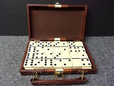 Domino set leather for sale  Randolph