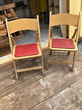 solid wood pad chair for sale  Sandy Ridge