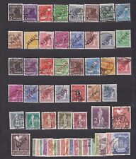 ALEMANIA - BERLÍN 1948-49 negro y rojo embalaje original + UPU + lote de sellos de edificios - USADO segunda mano  Embacar hacia Argentina
