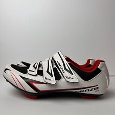 Zapatos Venzo para hombre talla 10 botines de ciclismo blancos gancho y correa de punta redonda segunda mano  Embacar hacia Argentina