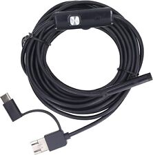 Used, 3in1 Micro USB Type C Android Endoscope 7mm Snake Borescope Inspection Camera  for sale  Shipping to South Africa