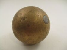 Vintage Antique Brass Shot Put 4" 9 Pound Lb Round Orb Sphere Ball for sale  Shipping to South Africa