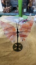 Fire quartz butterfly for sale  Shipping to Ireland
