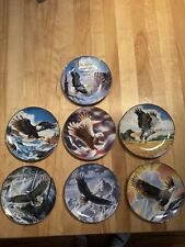 plates 7 collectible eagle for sale  Salt Lake City