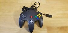 Joystick negro original N64 fabricante de equipos originales Nintendo controlador 64 probado y funciona segunda mano  Embacar hacia Argentina