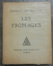 Fromages. ombiaux. 1926. d'occasion  Pézenas