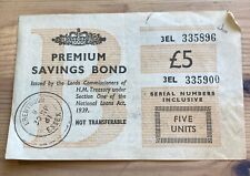1961 premium savings for sale  IPSWICH