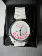Tupperware It's Party Time Consultant Award relógio pulseira de silicone 1,5", usado comprar usado  Enviando para Brazil