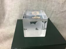 Cubo de cristal Marshall Field peso papel "Chicago Skyline" na caixa ajustada comprar usado  Enviando para Brazil