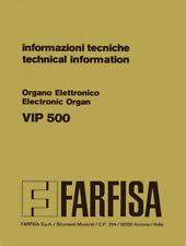 Farfisa vip500 service usato  Valle Castellana