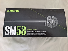 Microfone SM58 dinâmico com fio XLR profissional caixa aberta  comprar usado  Enviando para Brazil