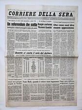 Corriere della sera usato  Italia