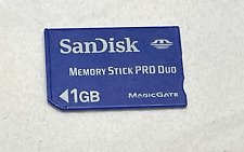 SanDisk 1GB Memory Stick Pro Duo Genuine Memory Card For Sony Camera / PSP for sale  Shipping to South Africa
