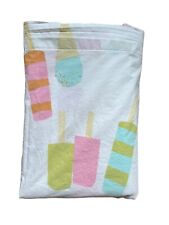 Roupa de cama Garnet Hill twin lençol liso apenas picolés pastel 100% algodão rosa azul comprar usado  Enviando para Brazil