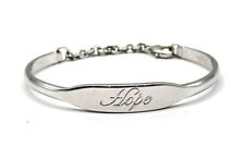 Brazalete Puño Lia Sophia ""Well Said"" Hope Tono Plateado con Cadena segunda mano  Embacar hacia Argentina