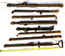 8 Vintage SOLID BRASS unusual Garden Syringes Sprayers up to 76cms steam punk for sale  Shipping to South Africa