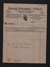 Erfurt rechnung 1929 gebraucht kaufen  Leipzig