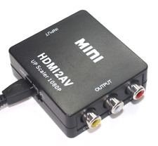 Mini convertidor de video HDMI 2AV UP 1080P escalador HDMI, usado segunda mano  Embacar hacia Argentina
