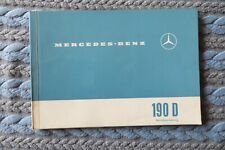 Mercedes benz 190d gebraucht kaufen  Lage